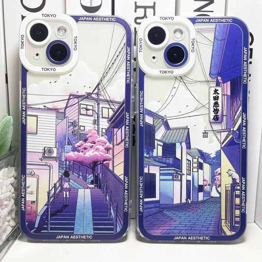 Tokyo Street Scenery iPhone Case